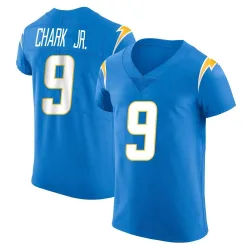 Men's DJ Chark Jr. Los Angeles Chargers No.9 Elite Alternate Vapor Untouchable Jersey - Blue