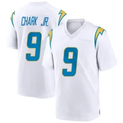 Men's DJ Chark Jr. Los Angeles Chargers No.9 Game Jersey - White