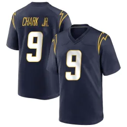 Men's DJ Chark Jr. Los Angeles Chargers No.9 Game Team Color Jersey - Navy