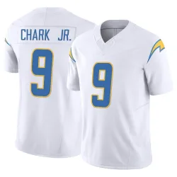 Men's DJ Chark Jr. Los Angeles Chargers No.9 Limited Vapor F.U.S.E. Jersey - White