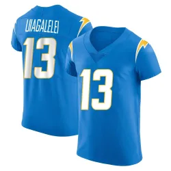 Men's DJ Uiagalelei Los Angeles Chargers No.13 Elite Alternate Vapor Untouchable Jersey - Blue