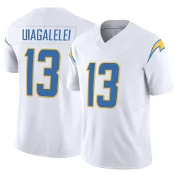 Men's DJ Uiagalelei Los Angeles Chargers No.13 Limited Vapor F.U.S.E. Jersey - White