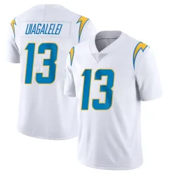 Men's DJ Uiagalelei Los Angeles Chargers No.13 Limited Vapor Untouchable Jersey - White