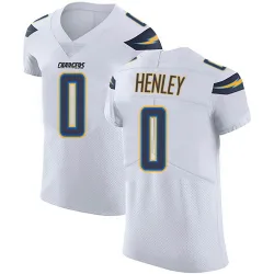 Men's Daiyan Henley Los Angeles Chargers No.0 Elite Vapor Untouchable Jersey - White