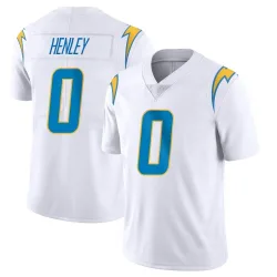 Men's Daiyan Henley Los Angeles Chargers No.0 Limited Vapor Untouchable Jersey - White