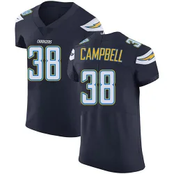 Men's Dalevon Campbell Los Angeles Chargers No.38 Elite Team Color Vapor Untouchable Jersey - Navy Blue