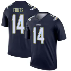 Men's Dan Fouts Los Angeles Chargers No.14 Legend Jersey - Navy