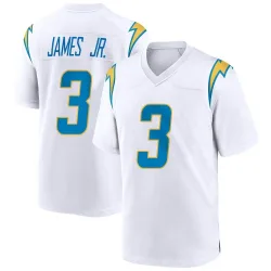 Men's Derwin James Jr. Los Angeles Chargers No.3 Game Jersey - White