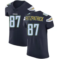 Men's Dez Fitzpatrick Los Angeles Chargers No.87 Elite Team Color Vapor Untouchable Jersey - Navy Blue
