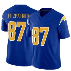 Men's Dez Fitzpatrick Los Angeles Chargers No.87 Limited Vapor F.U.S.E. Jersey - Royal