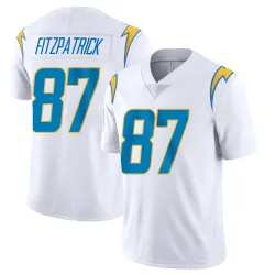 Men's Dez Fitzpatrick Los Angeles Chargers No.87 Limited Vapor Untouchable Jersey - White