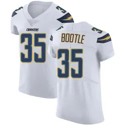 Men's Dicaprio Bootle Los Angeles Chargers No.35 Elite Vapor Untouchable Jersey - White