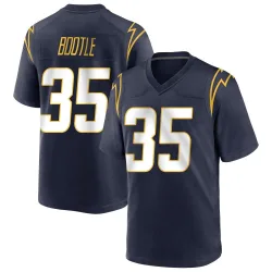 Men's Dicaprio Bootle Los Angeles Chargers No.35 Game Team Color Jersey - Navy
