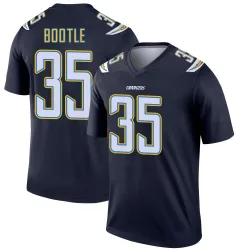 Men's Dicaprio Bootle Los Angeles Chargers No.35 Legend Jersey - Navy