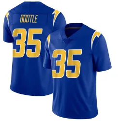 Men's Dicaprio Bootle Los Angeles Chargers No.35 Limited 2nd Alternate Vapor Jersey - Royal
