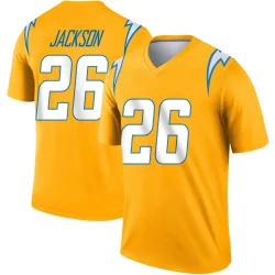 Men's Donte Jackson Los Angeles Chargers No.26 Legend Inverted Jersey - Gold