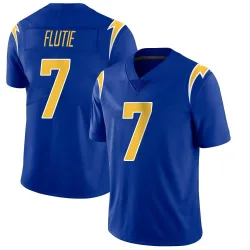 Men's Doug Flutie Los Angeles Chargers No.7 Limited 2nd Alternate Vapor Jersey - Royal