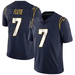 Men's Doug Flutie Los Angeles Chargers No.7 Limited Team Color Vapor Untouchable Jersey - Navy