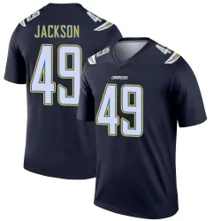 Men's Eddie Jackson Los Angeles Chargers No.49 Legend Jersey - Navy