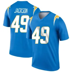 Men's Eddie Jackson Los Angeles Chargers No.49 Legend Powder Jersey - Blue