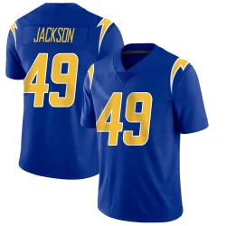 Men's Eddie Jackson Los Angeles Chargers No.49 Limited 2nd Alternate Vapor Jersey - Royal