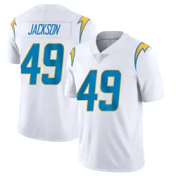 Men's Eddie Jackson Los Angeles Chargers No.49 Limited Vapor Untouchable Jersey - White