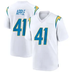 Men's Eli Apple Los Angeles Chargers No.41 Game Jersey - White