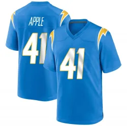 Men's Eli Apple Los Angeles Chargers No.41 Game Powder Alternate Jersey - Blue
