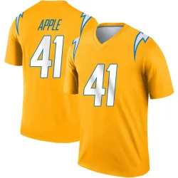 Men's Eli Apple Los Angeles Chargers No.41 Legend Inverted Jersey - Gold