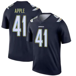 Men's Eli Apple Los Angeles Chargers No.41 Legend Jersey - Navy