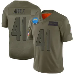 Men's Eli Apple Los Angeles Chargers No.41 Limited 2019 Salute to Service Jersey - Camo
