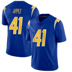 Men's Eli Apple Los Angeles Chargers No.41 Limited 2nd Alternate Vapor Jersey - Royal