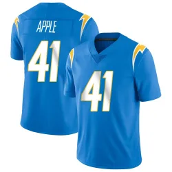 Men's Eli Apple Los Angeles Chargers No.41 Limited Powder Vapor Untouchable Alternate Jersey - Blue