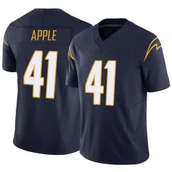 Men's Eli Apple Los Angeles Chargers No.41 Limited Vapor F.U.S.E. Jersey - Navy