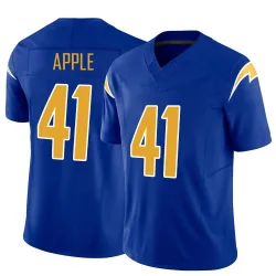 Men's Eli Apple Los Angeles Chargers No.41 Limited Vapor F.U.S.E. Jersey - Royal