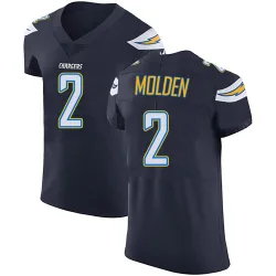 Men's Elijah Molden Los Angeles Chargers No.2 Elite Team Color Vapor Untouchable Jersey - Navy Blue