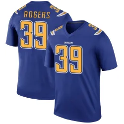 Men's Eric Rogers Los Angeles Chargers No.39 Legend Color Rush Jersey - Royal