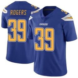 Men's Eric Rogers Los Angeles Chargers No.39 Limited Color Rush Vapor Untouchable Jersey - Royal