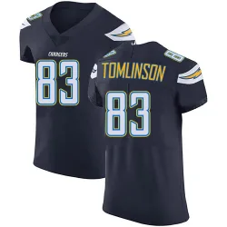 Men's Eric Tomlinson Los Angeles Chargers No.83 Elite Team Color Vapor Untouchable Jersey - Navy Blue