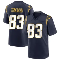 Men's Eric Tomlinson Los Angeles Chargers No.83 Game Team Color Jersey - Navy