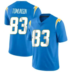 Men's Eric Tomlinson Los Angeles Chargers No.83 Limited Powder Vapor Untouchable Alternate Jersey - Blue