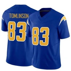 Men's Eric Tomlinson Los Angeles Chargers No.83 Limited Vapor F.U.S.E. Jersey - Royal