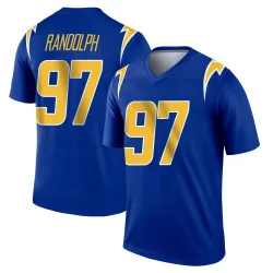 Men's Garmon Randolph Los Angeles Chargers No.97 Legend 2nd Alternate Jersey - Royal