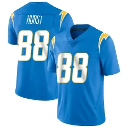 Men's Hayden Hurst Los Angeles Chargers No.88 Limited Powder Vapor Untouchable Alternate Jersey - Blue
