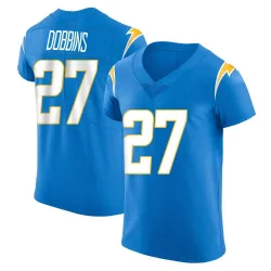 Men's J.K. Dobbins Los Angeles Chargers No.27 Elite Alternate Vapor Untouchable Jersey - Blue
