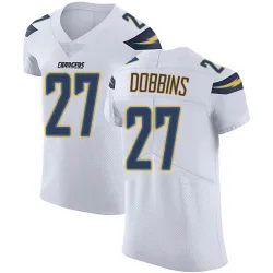 Men's J.K. Dobbins Los Angeles Chargers No.27 Elite Vapor Untouchable Jersey - White