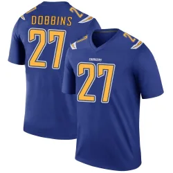 Men's J.K. Dobbins Los Angeles Chargers No.27 Legend Color Rush Jersey - Royal