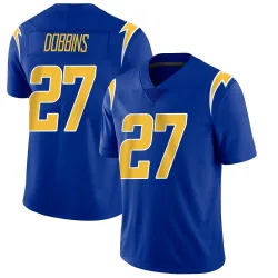Men's J.K. Dobbins Los Angeles Chargers No.27 Limited 2nd Alternate Vapor Jersey - Royal