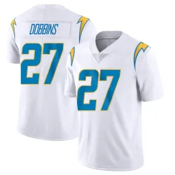 Men's J.K. Dobbins Los Angeles Chargers No.27 Limited Vapor Untouchable Jersey - White