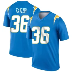 Men's Ja'Sir Taylor Los Angeles Chargers No.36 Legend Powder Jersey - Blue